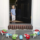 Toddler with Vehicle Toys