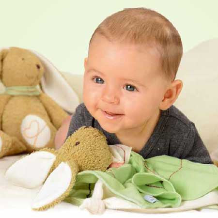 Baby's Bunny Blankie Towel Doll