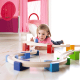 Girl with First Marble Run
