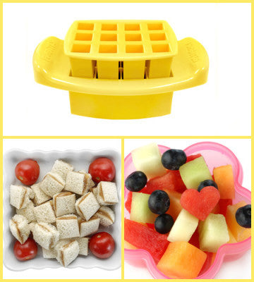 Toddler food cutter squares