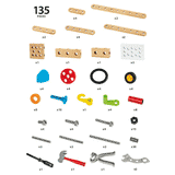 Preschool builder set - 135 pieces