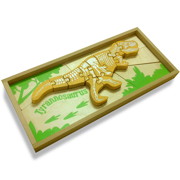 T-Rex wooden puzzle