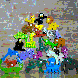 Animal alphabet play set