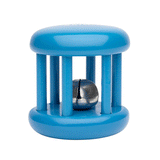 Blue Wooden baby rattle