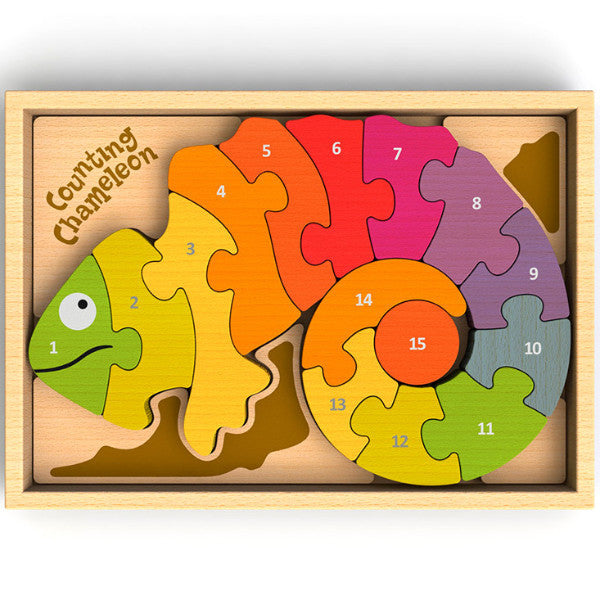Color Theory Wooden Puzzle