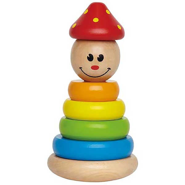 Clown Stacking Rings Toy