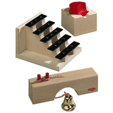Marble run sound staircase accessory