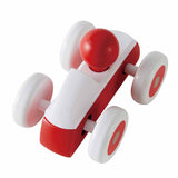 Red and White Wooden Car for Kids