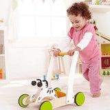 Toddler with Nodding Zebras Walking Cart