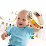 Child with tambourine