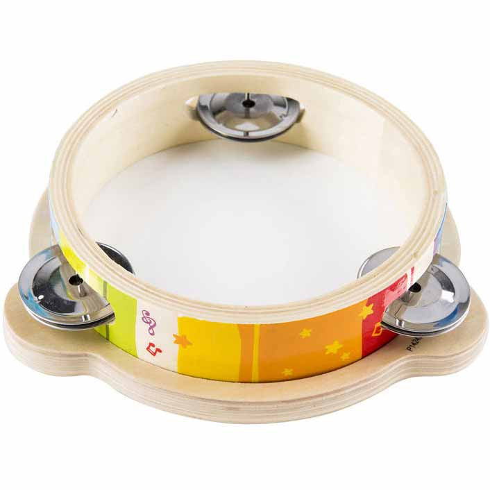 Child's Wooden Tambourine