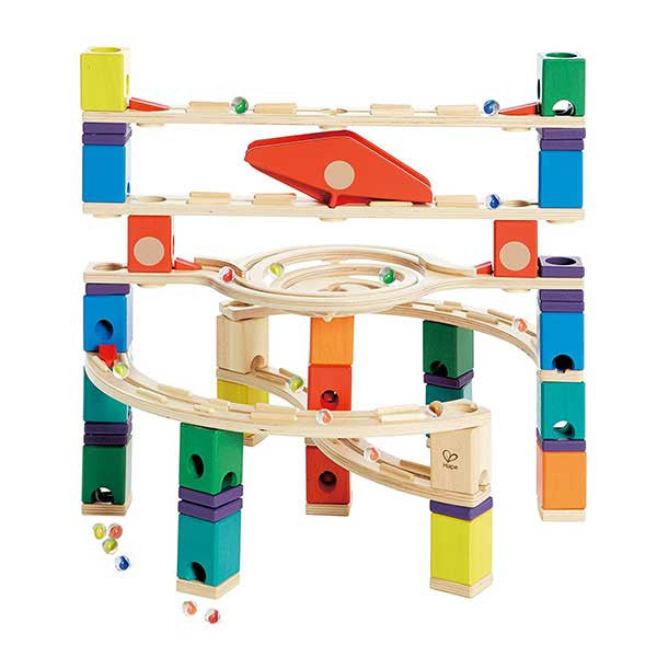 Wooden Marble Run Open-Ended Play