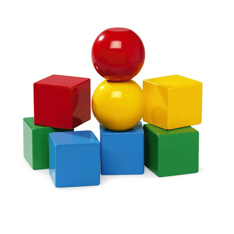 Small set Wooden Building Blocks