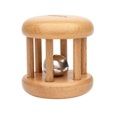 Natural wooden baby rattle